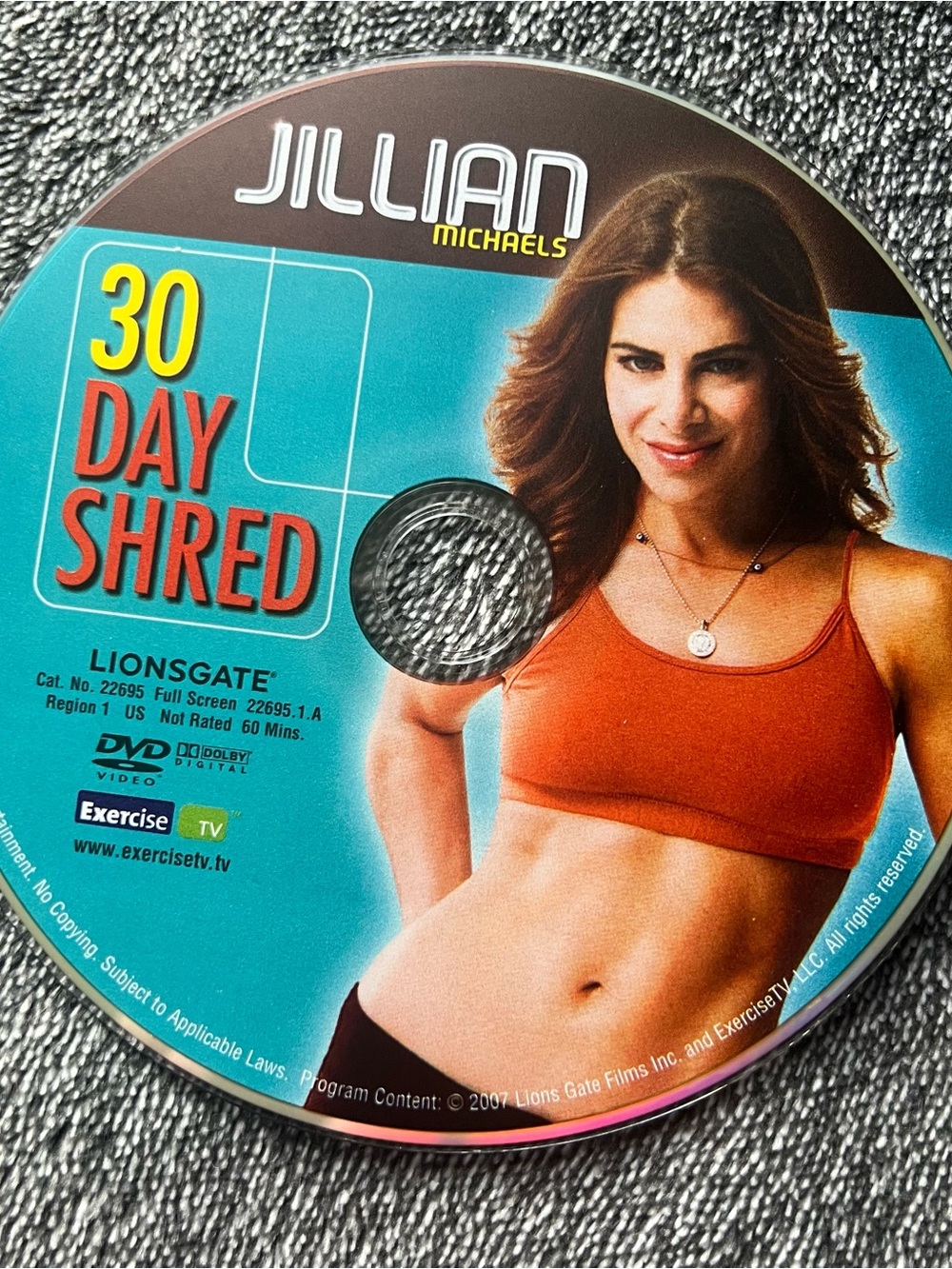 Jillian Michaels 30 Day Shred DVD - Orange & Teal